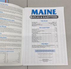 Lot Of 3 DeLorme Maine Atlas & Gazetteer 1991, 1996, & 2011 USED FREE SHIPPING