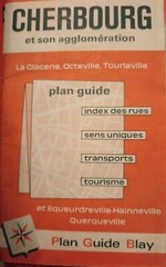 4 X Blay Maps & Guides Rennes, Calais, Caen & Cherbourg In French