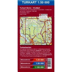 Norway Skrim Vindfjell map 2403 walking, hiking, ski-trail 1:50K **50% OFF**