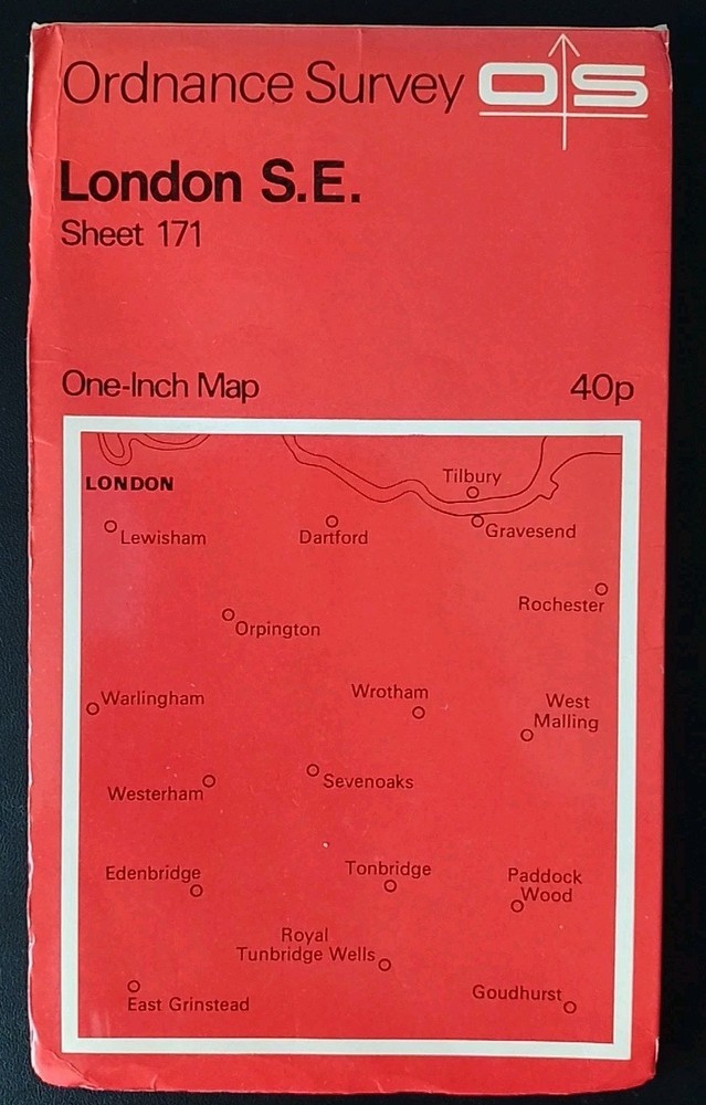 Ordnance Survey One-Inch Map, Sheet 171: London S.E. (1970).