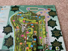 Map/Mappa Of Sigurta Veneto Italian/English/German 2019 Parco Giardino