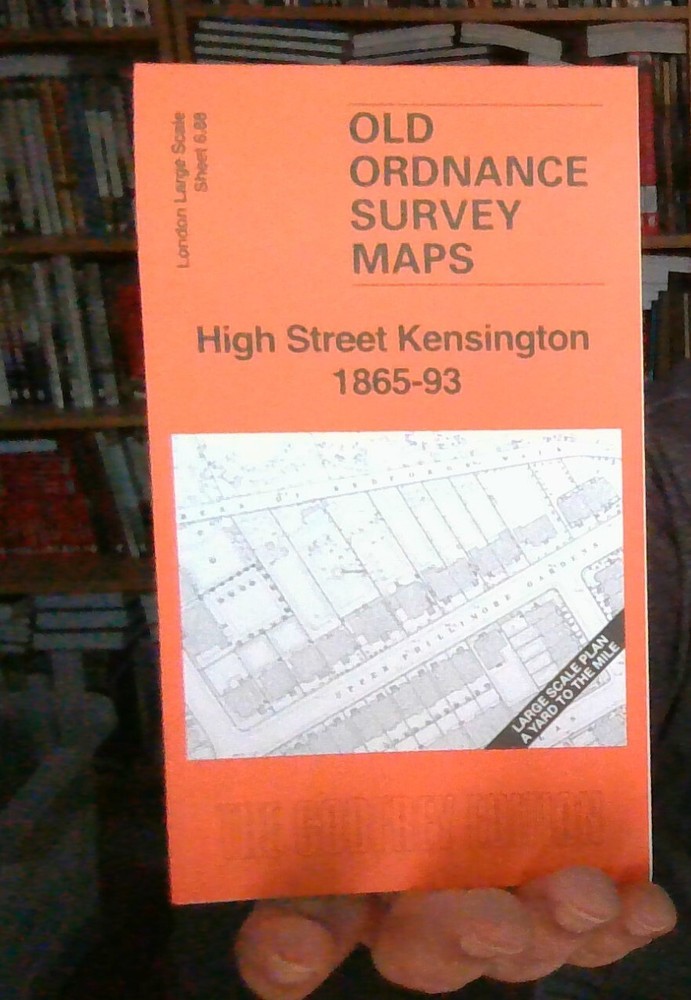 MAP OF High Street Kensington 1865-93 London Large Scale Sheet 6.88 NEW