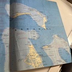 Vintage National Geographic Close Up USA Florida Map 1973 abt