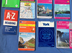 JOB LOT OF 17 x OLD STREET MAPS ETC YORK SCOTLAND WALES IRELAND BIRMINGHAM ETC.