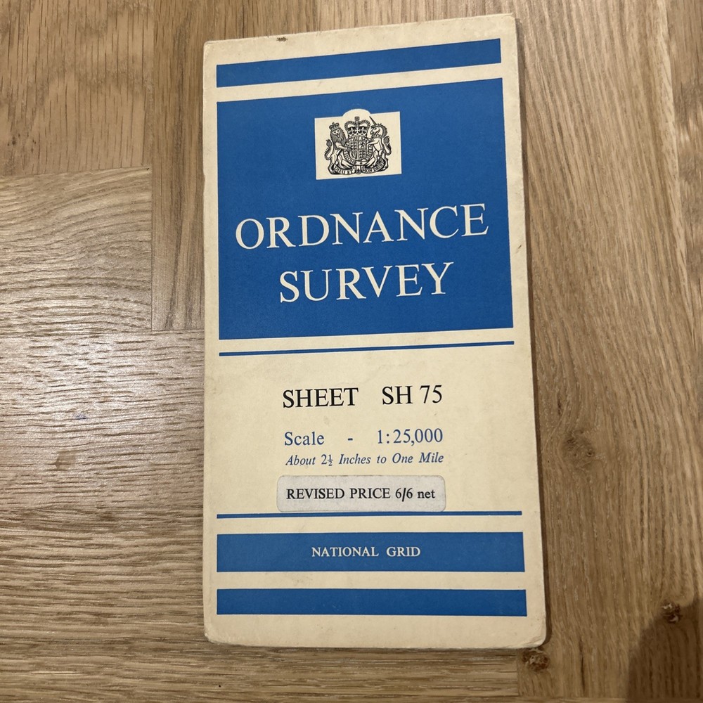 BETWS Y COED Ordnance Survey Sheet SH75 1:25,000 1953 National Grid CAPEL CURIG