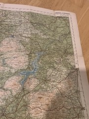 Bartholomews Sheet 4 Limerick and Shannon Cloth Map Tourists & Cyclists Ireland