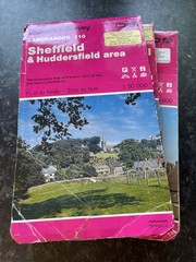 5 X Joblot Ordnance Survey Landranger & First Series Maps (Liverpool York Hull