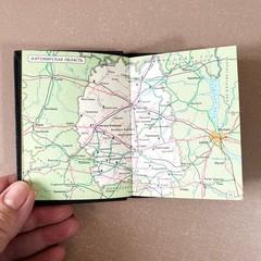 1989 Ukraine Moldova Road Atlas • Miniature Soviet Map Book • GUGK USSR 1980s