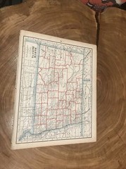 1895 Peoples Family Atlas Maps Colorado North Dakota