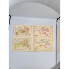 Hammond Historical Atlas Vintage World Maps Education Reference Book