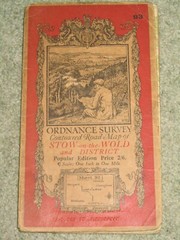 Ordnance Survey 1″ Popular edition sheet 93: Stow on the Wold – 1930s – on cloth