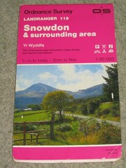 OS Ordnance Survey Landranger Map Sheet 115 Snowdon & surrounding area – 1991