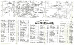 BURY ST. EDMUNDS street plan by BARNETT’S circa 1969