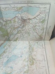 Ordnance Survey One Inch Popular Edition Map INVERNESS SHEET 37 CLOTH 1928