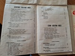 Street Plan And Guide To Stafford And Stone Vintage 1st Edition