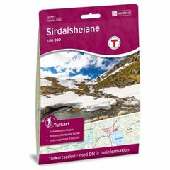 Sirdalsheiane – Nordeca Turkart Norway walking hiking map 2543