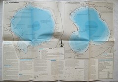 1990 Southern Angler Fishing Map 4 Victoria’s Western Lakes, Australia