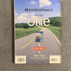 Rand McNally The Road Atlas ’07 Deluxe Midsize North America Wire Bound EN