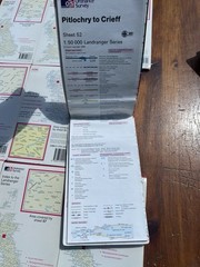 Vintage Ordnance Survey Landranger Maps Scotland Lot (9) Ben Nevis Loch Lomond +
