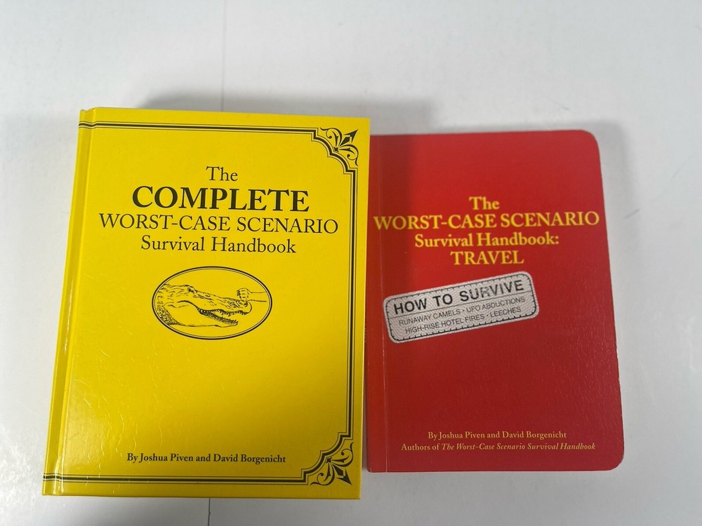 Lot Of 2 The Worst Case Scenario Survival Handbook: Travel J. Piven, D. Borgen