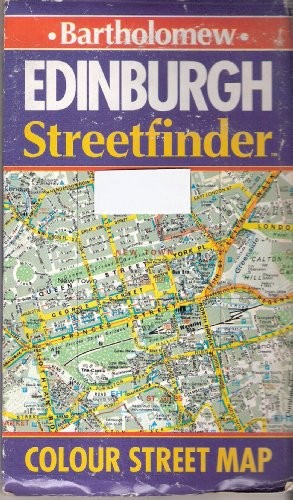 Edinburgh Streetfinder Colour Street Map by Bartholomew Sheet map, folded Book