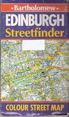 Edinburgh Streetfinder Colour Street Map by Bartholomew Sheet map, folded Book