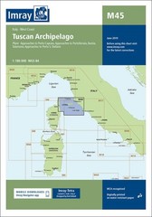M45 Tuscan Archipelago Tuscan Archipelago by Imray M Series (Sheet map, folded)