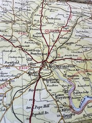 Bartholomew Map Pembroke Carmarthen Wales Vintage 70s 1970 Paper ½” FreePost UK