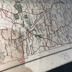 BACON’S CYCLING & MOTORING MAP. LAKE DISTRICT WITH INDEX Cambridge old rare