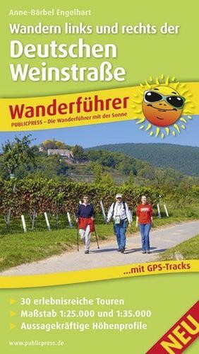 Freytag-Berndt Walking links on the right of German Wine Route (Map) (UK IMPORT)