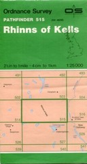 UK ORDNANCE SURVEY Pathfinder (1:25000) Map 515 – Rhinns of Kells