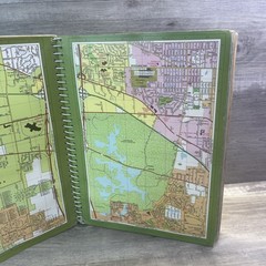 Chicagoland Atlas 1980 Chicago Suburbs Counties Maps Spiral
