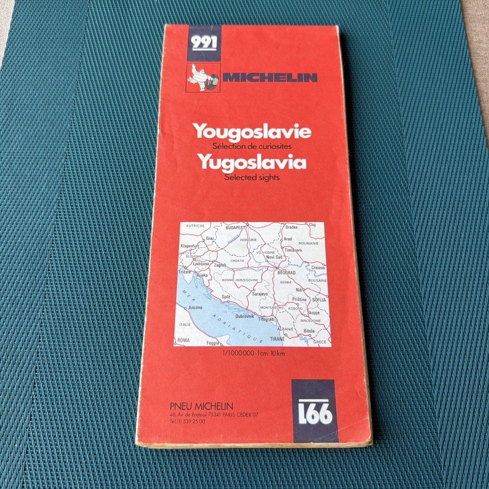Yugoslavia: 991 (Michelin Main Road Maps) 1982