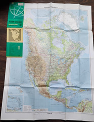 VINTAGE Maps Bartholomew World Travel Africa, Australia, N.America & Eurasia