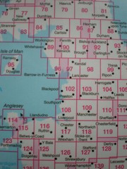 103 109 110 BLACKBURN MANCHESTER SHEFFIELD LANDRANGER OS ORDNANCE SURVEY MAP LOT