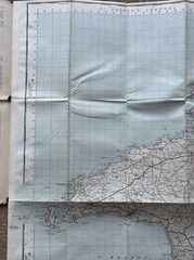 Vintage OS One Inch Map -Fishguard – Sheet 138 – 1947 – Ordnance Survey