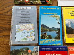 Europe, Maps, Guides, Brochures, Joblot Bundle – Pompeii, Greece, Brittany