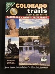 Colorado Trails 2 Book Lot – Front Range And Central Region includes topo maps!