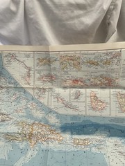 Vintage National Geographic Map West Indies March 1954