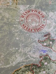 A VINEYARD MAP BY HAND PICKED SELECTIONS LANGUEDOC AND ROUSSILLON WALL / POSTER