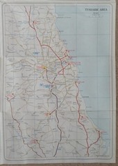 AA Map: Throughroutes to and from Dover (1981).
