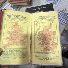 Bartholomew’s Maps Durham Vintage Antique Revised Contoured Map