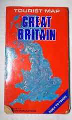 TOURIST MAP OF GREAT BRITAIN Vintage 1990’s by Estate Publications, Kent