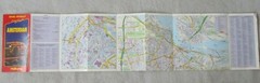 Amsterdam City Flash Map Rand McNally international Edition Hallwag 1992