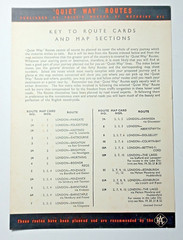 Quiet-Way Motoring Maps Price’s Motorine Oil complete approx 50miles:1inch 1930s
