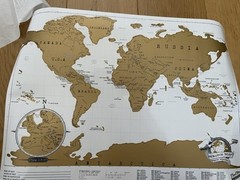New Boxed Scratch Map – Travel Edition