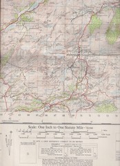 Snowdon National Grid Ordnance Survey One-Inch Map #107 1962 Cloth 7th Series
