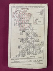 Ordnance Survey New Popular Edition One-Inch Cloth Map Buxton & Matlock 1947