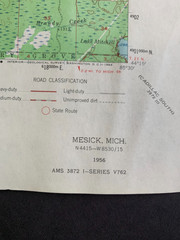 10 MI Geological Survey maps TRAVERSE CITY, EMPIRE, FRANKFORT, MANISTEE, MESICK