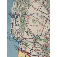 1993 Rand McNally Road Atlas Vintage US Canada Mexico Map Book Folder